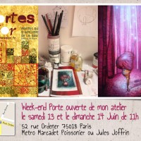 Portes Ouvertes de mon atelier les 13 et 14 Juin