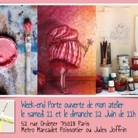 Portes Ouvertes de mon atelier les 11 et 12 Juin