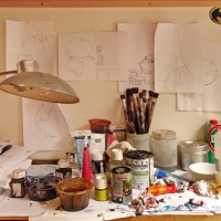 Photos des Portes Ouvertes de mon atelier en Juin 2016