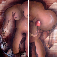 Peinture: Adam et Eve