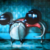 Peinture: Chat déguisé