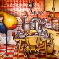 Peinture: La Machine à faire des conserves