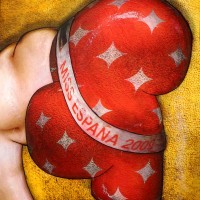 Peinture: Miss Espagne 2009
