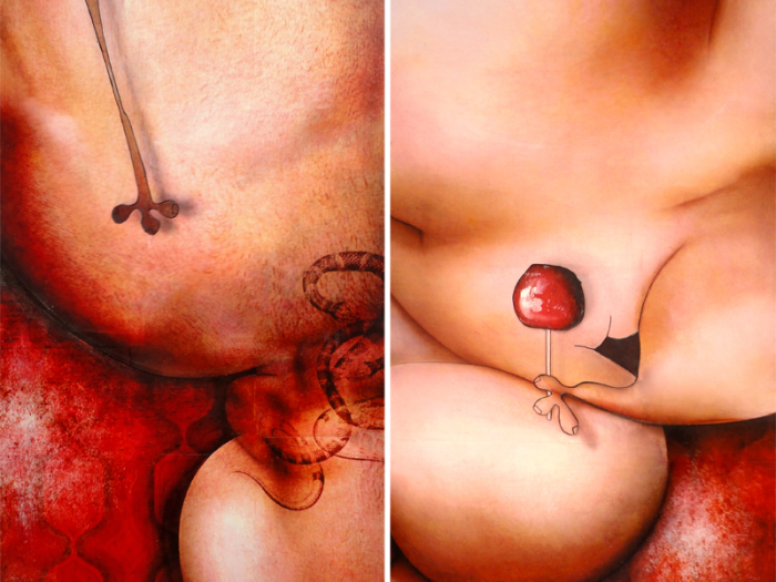 Peinture: Adam et Eve