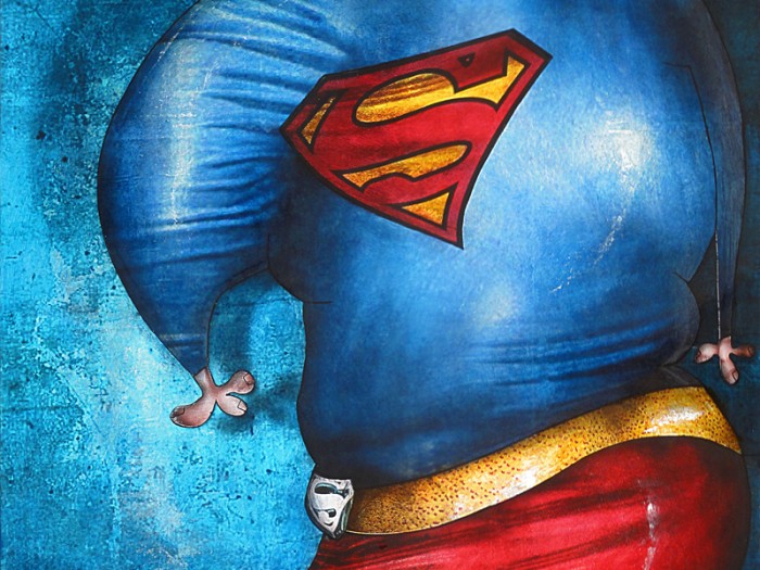 Peinture: Superman