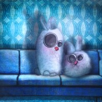 Peinture: Les Lapinous