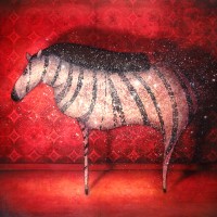 Peinture: Zèbre de soirée