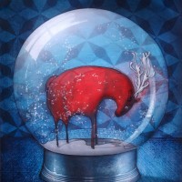 Peinture: Boule de neige