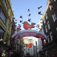 Mon voyage à Londres: Décorations de Noël