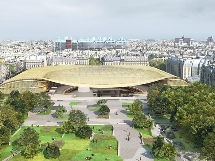 Les Photos du future projet des Halles