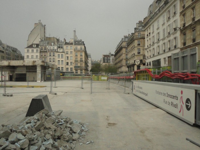 Démolition des Halles… Ça y est c’est finit!