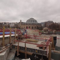 Construction des Halles: Avril 2013