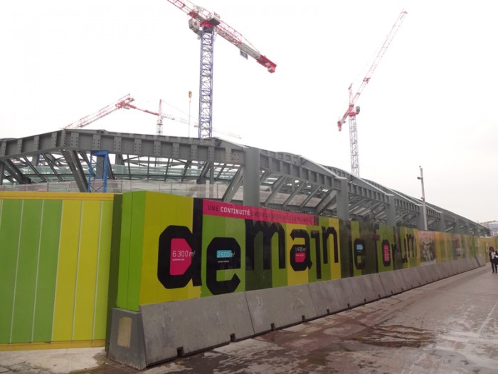 Construction des Halles: Juillet 2013