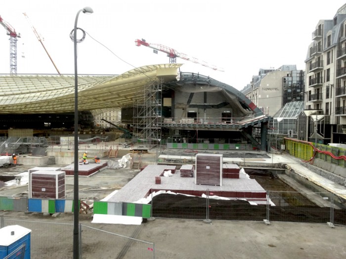 Travaux aux Forum des Halles: Septembre 2014