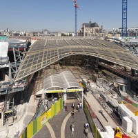 Photos officielles du chantier des Halles
