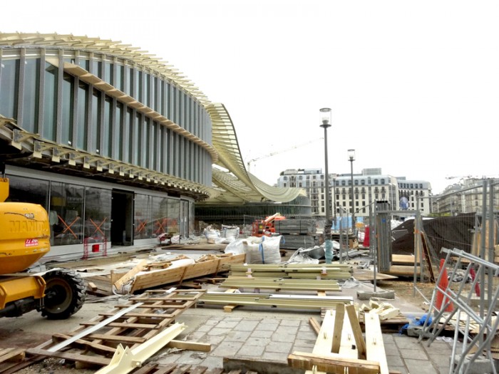 Travaux aux Forum des Halles: Octobre 2015