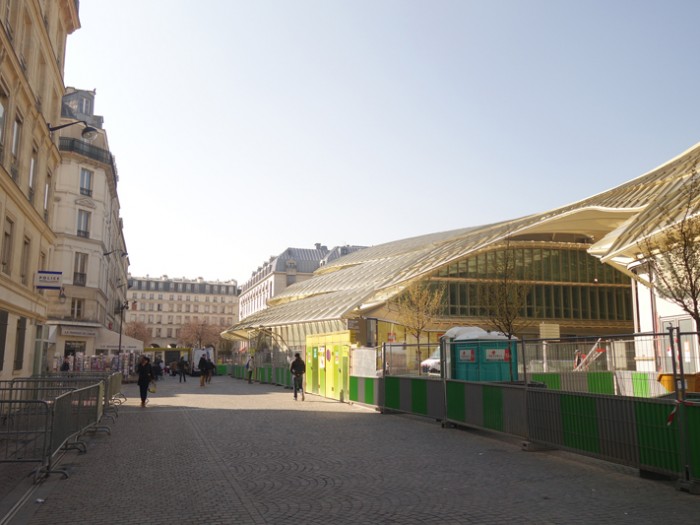 Le chantier du Forum des Halles Avril et Mai 2016