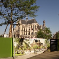 Travaux aux Forum des Halles: Août 2016