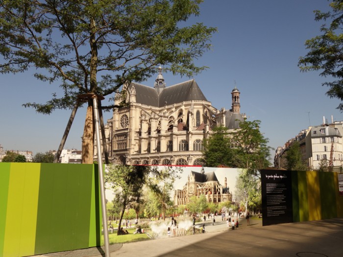 Travaux aux Forum des Halles: Août 2016