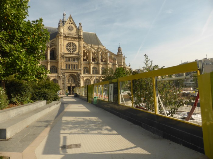 Forum des Halles: Le chantier en Septembre 2016