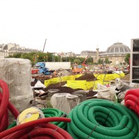 Travaux aux Forum des Halles: Juillet 2017