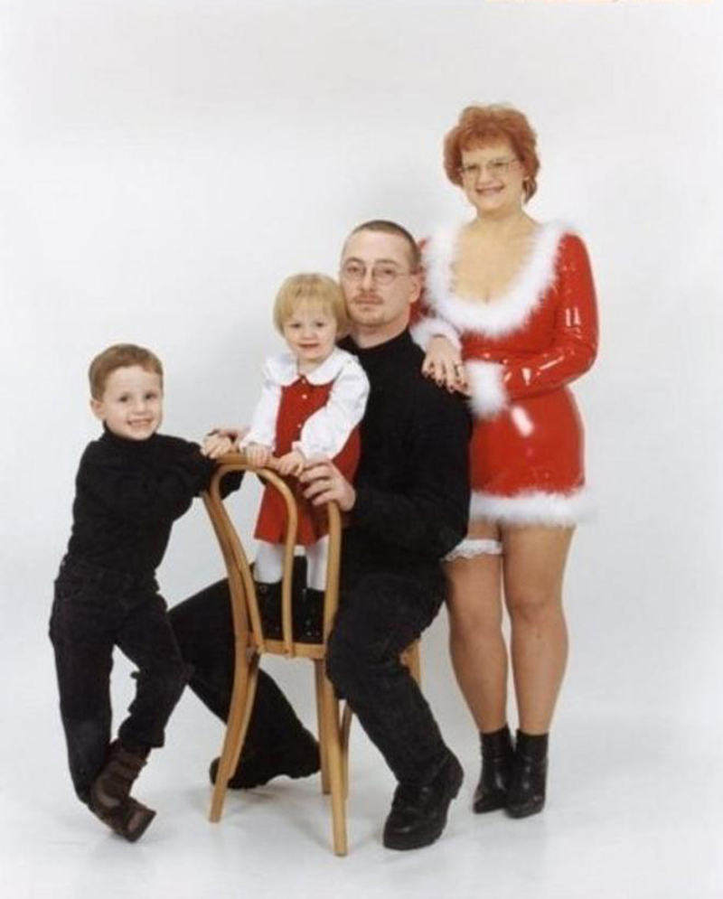 Les pires photos de famille de Noël