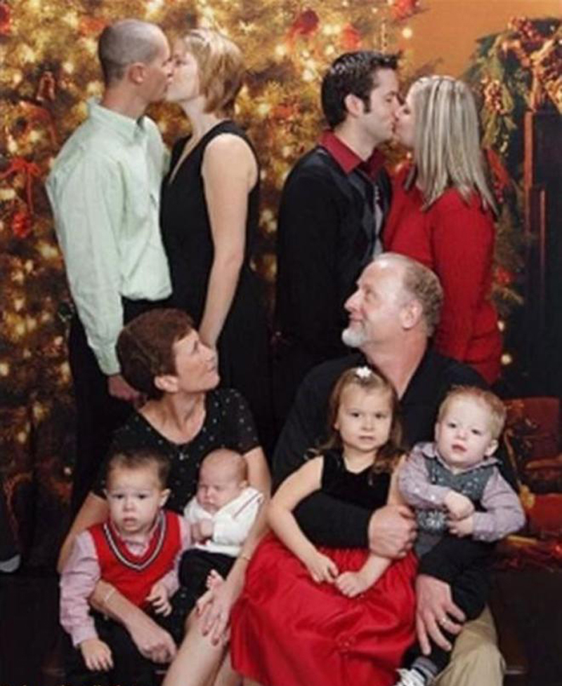 Les pires photos de famille de Noël