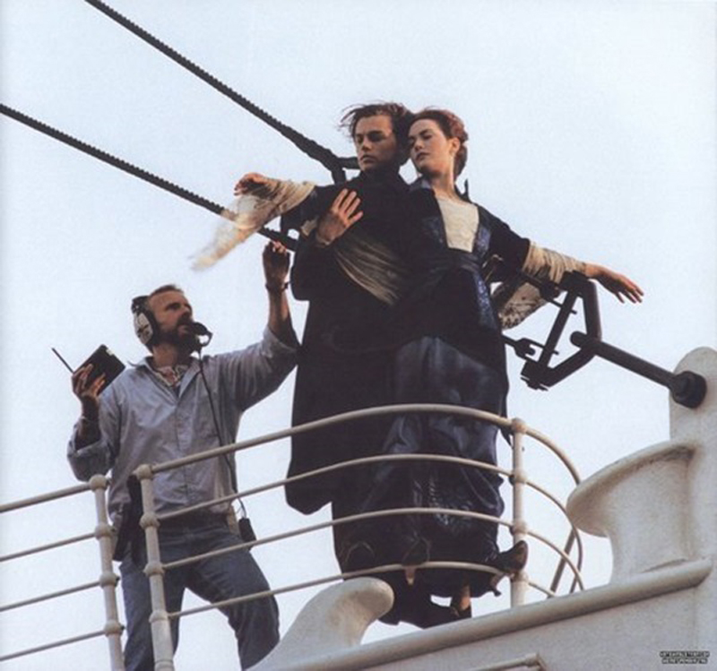 Photo de tournage du film Titanic