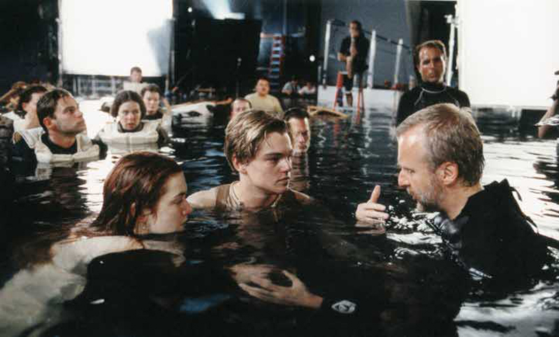 Photo de tournage du film Titanic