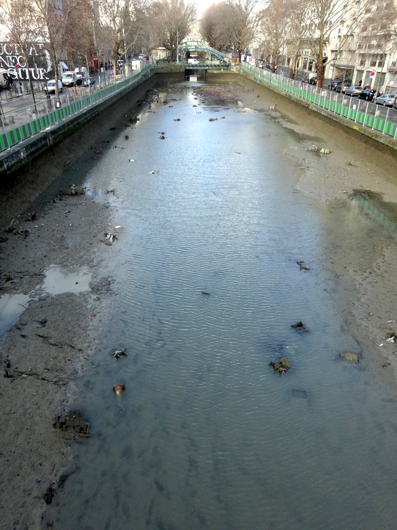 Nettoyage du Canal Saint Martin à Paris