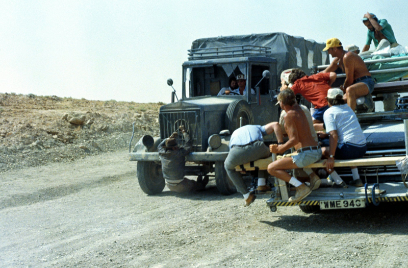 Photo de tournage du film Indiana Jones