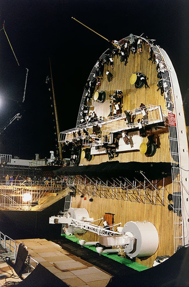 Photo de tournage du film Titanic