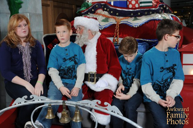 Les pires photos de famille de Noël