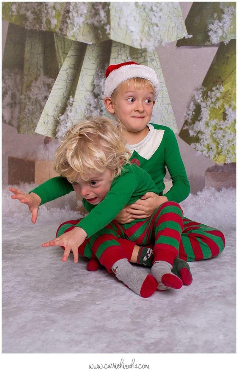 Les pires photos de famille de Noël