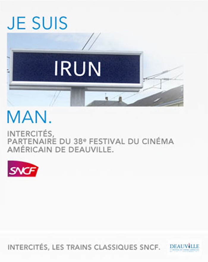 Publicité SNCF et le Festival du cinéma Américain de Deauville