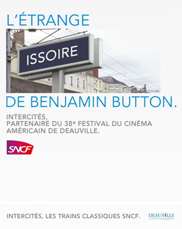 Publicité SNCF et le Festival du cinéma Américain de Deauville