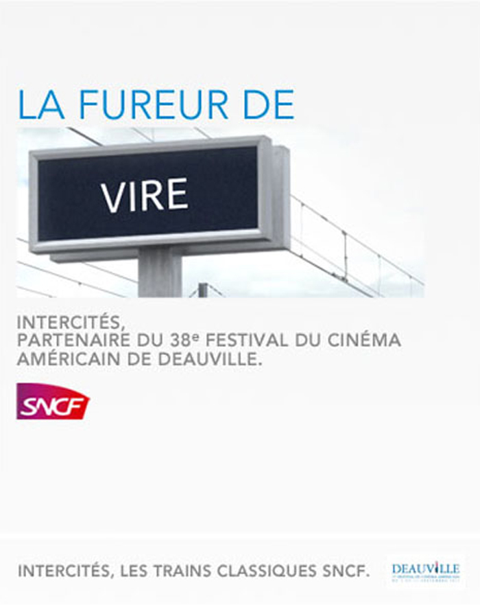 Publicité SNCF et le Festival du cinéma Américain de Deauville