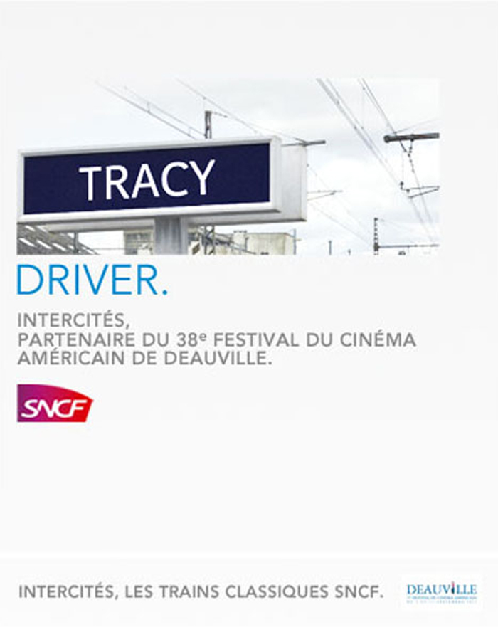 Publicité SNCF et le Festival du cinéma Américain de Deauville