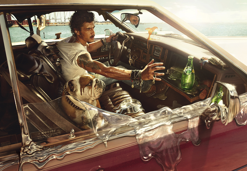 Campagne publicitaire Perrier Melting agence Ogilvy & Mather