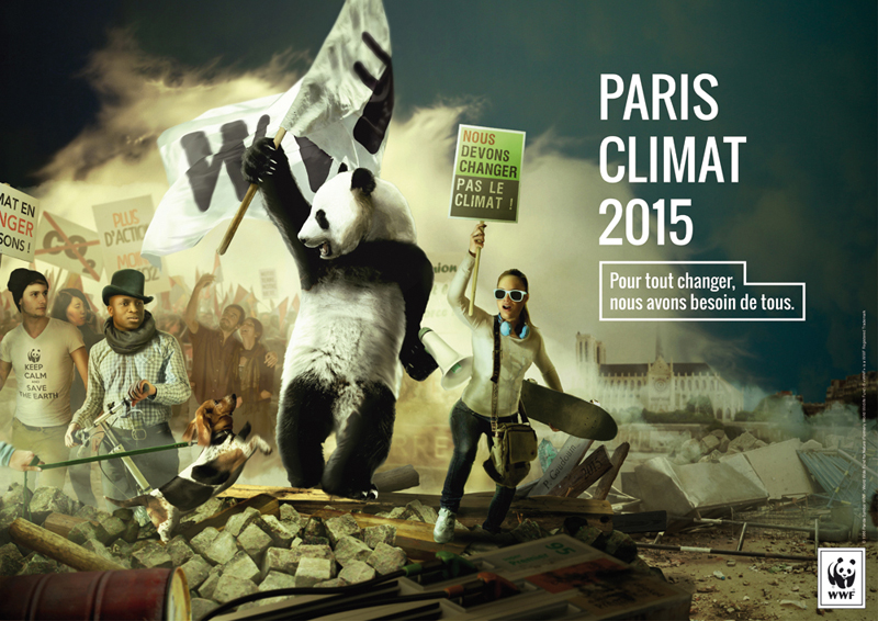 1er prix gagnant 2015 concours Creative Awards WWF France et Saxoprint