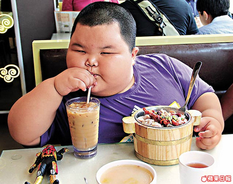 Lu Hao enfant Chinois pèse 60 kilos