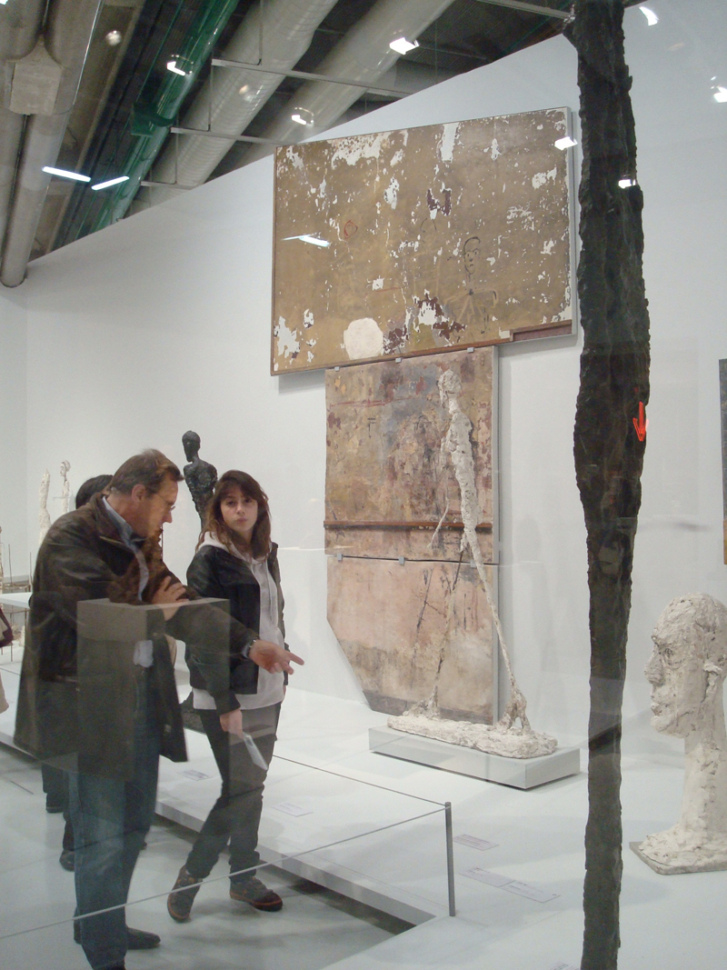 Exposition sculpteur Giacometti à Beaubourg