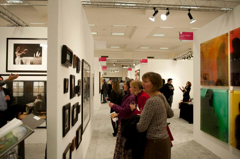 Exposition à la foire international d'art contemporain à Seattle