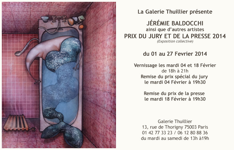 Exposition à la Galerie Thuillier Prix du Jury et de la Presse