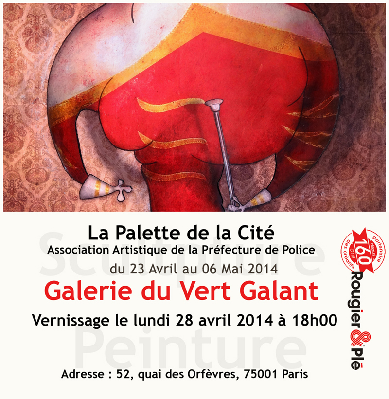 Exposition à la Galerie du Vert Galant à Paris