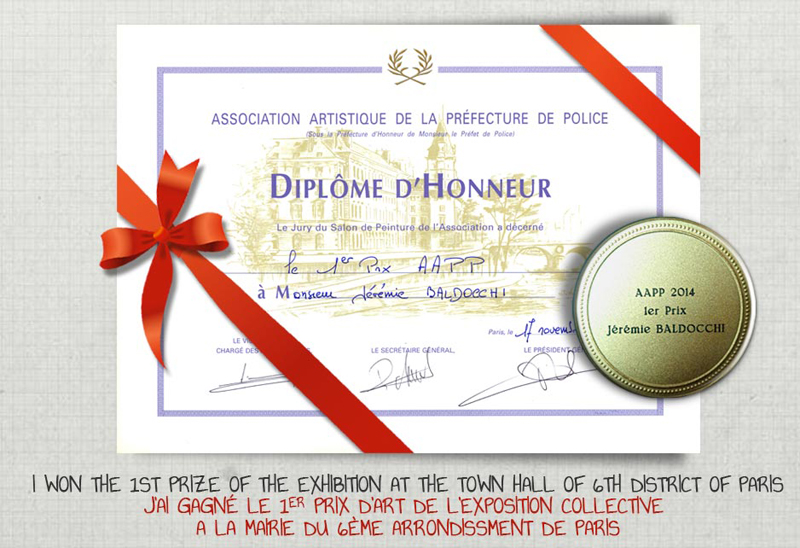 1er Prix à la mairie du 6ème arrondissement de Paris