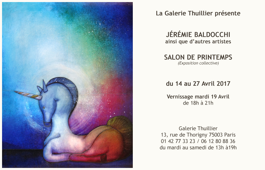 Exposition à la galerie Thuillier à Paris