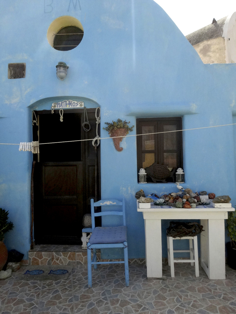 Mon voyage en Grèce - île de Santorin, Akrotiri
