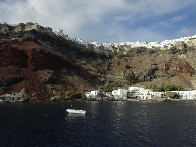 Mon voyage en Grèce - île de Santorin, Kaméni et Thirassía
