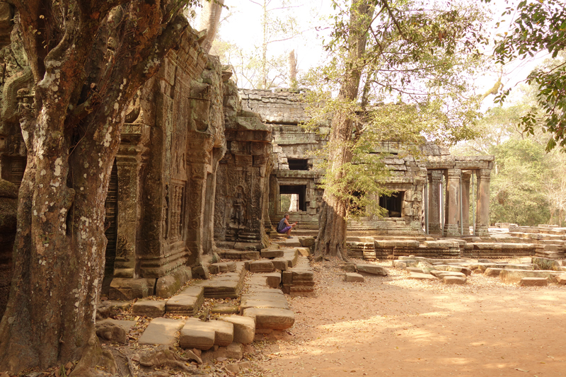 Visite des temples d'Angkor à Siem Reap au Cambodge